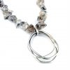 Nest Pendant with Rutilated Quartz